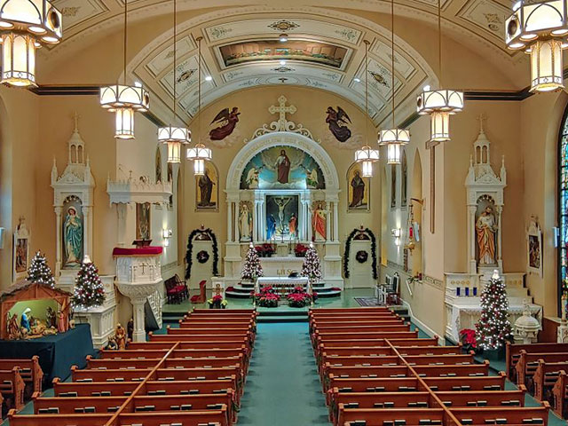 Most Blessed Sacrement Catholic Church Nave